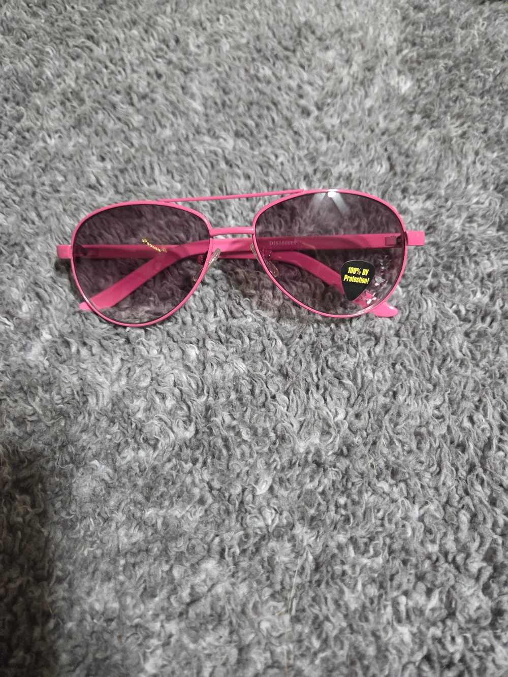 Kids Pink Aviator Sunglasses - UV Protection